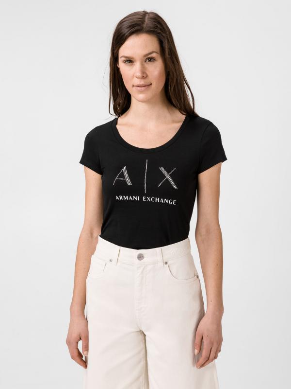 Triko Armani Exchange Černá