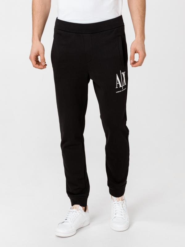 Tepláky Armani Exchange Černá
