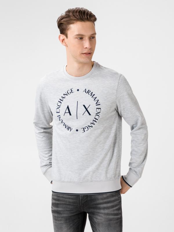 Mikina Armani Exchange Šedá