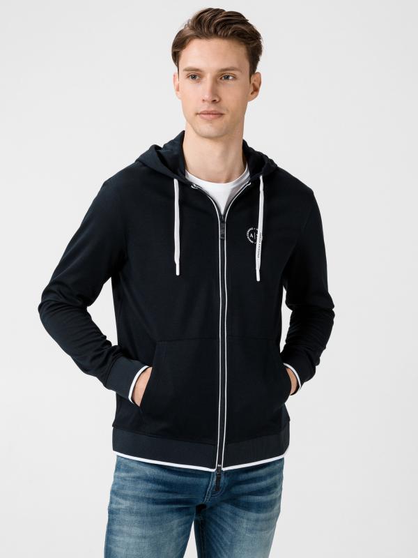 Mikina Armani Exchange Modrá