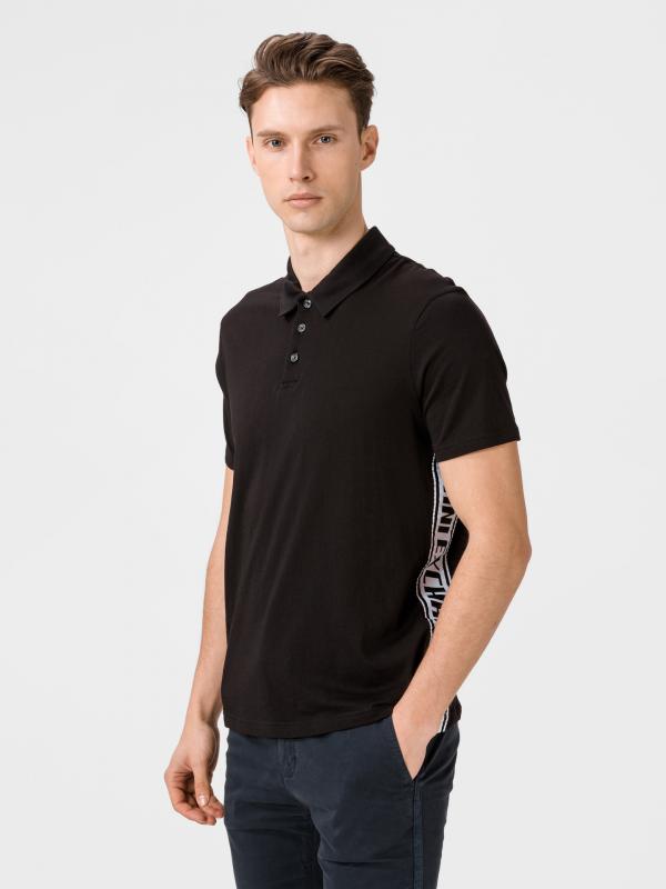 Polo triko Armani Exchange Černá