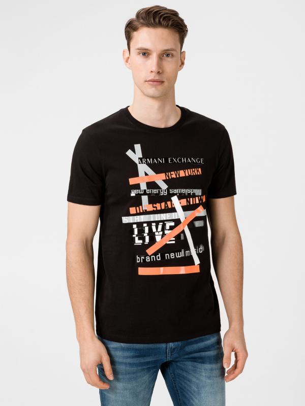 Triko Armani Exchange Černá