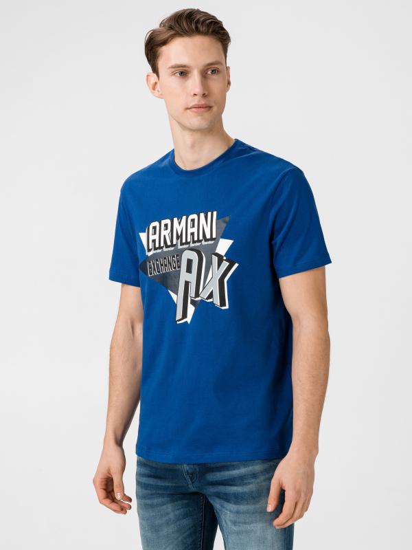 Triko Armani Exchange Modrá