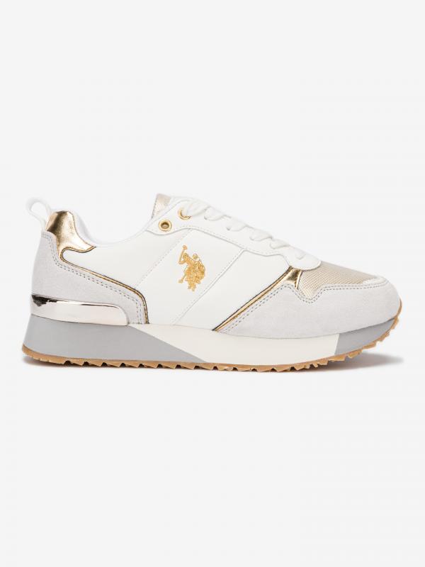 Tabitha 4 Tenisky U.S. Polo Assn Bílá
