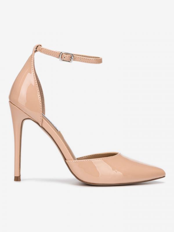 Mikaela Boty na podpatku Steve Madden Béžová