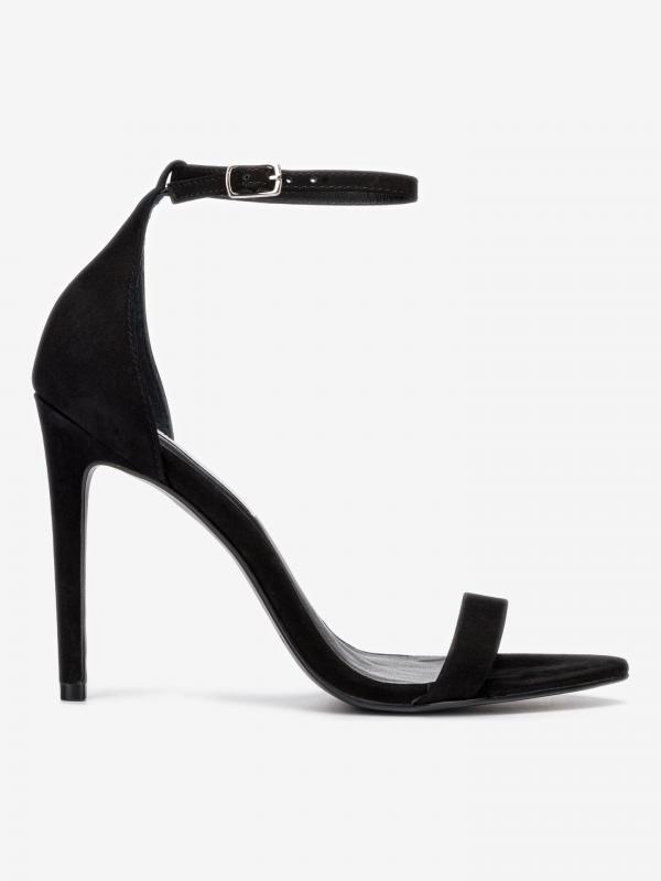 Sane Boty na podpatku Steve Madden Černá