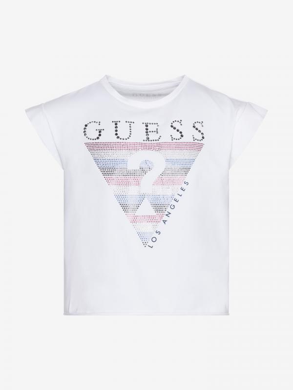 Triko dětské Guess Bílá