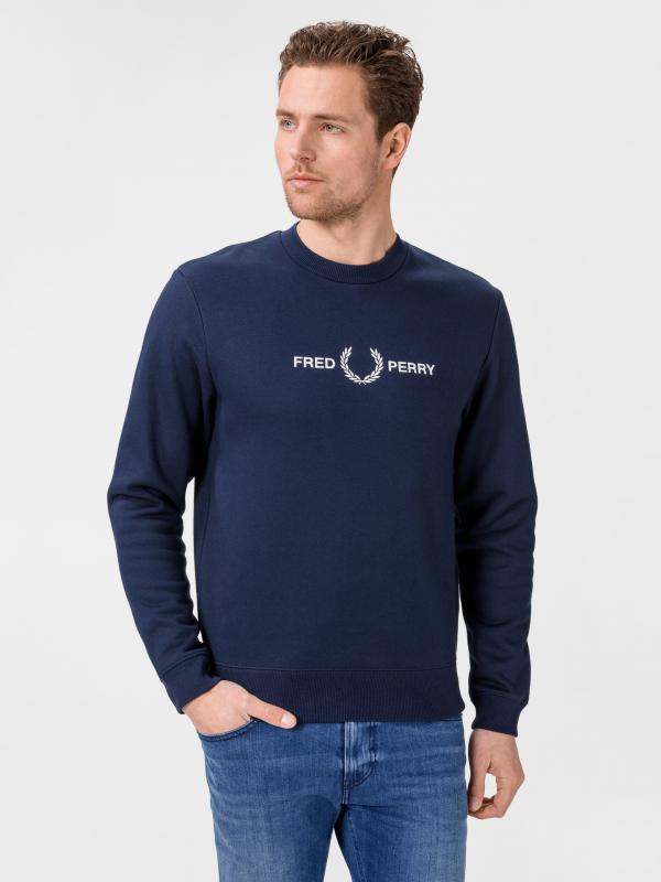 Mikina Fred Perry Modrá