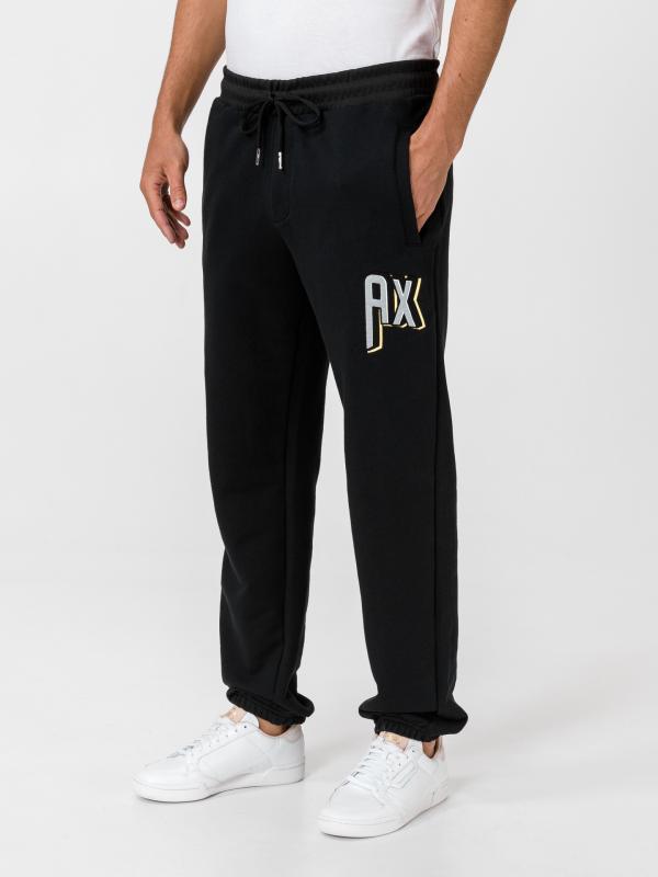 Tepláky Armani Exchange Černá