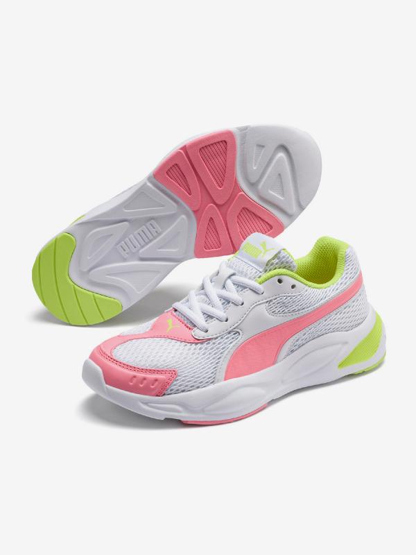 Boty Puma 90S Runner Mesh Jr Bílá