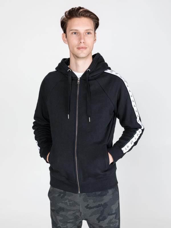 Monogram Mikina Calvin Klein Černá
