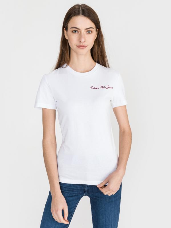Triko Calvin Klein Bílá