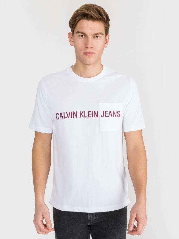 Triko Calvin Klein Bílá