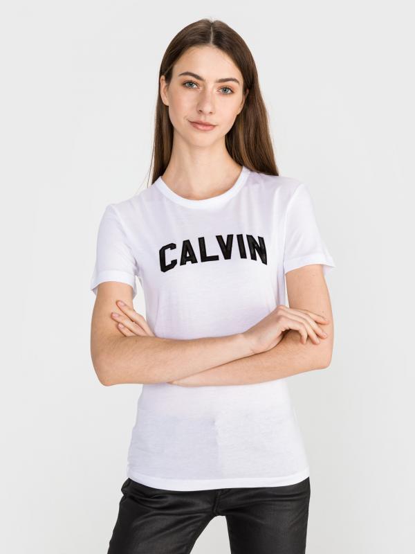 Triko Calvin Klein Bílá