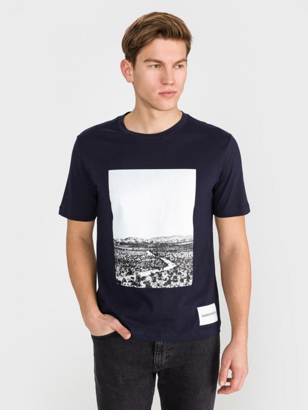 Triko Calvin Klein Modrá