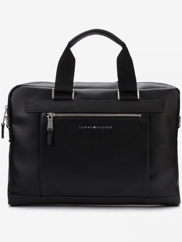 Brašna na notebook Tommy Hilfiger Černá
