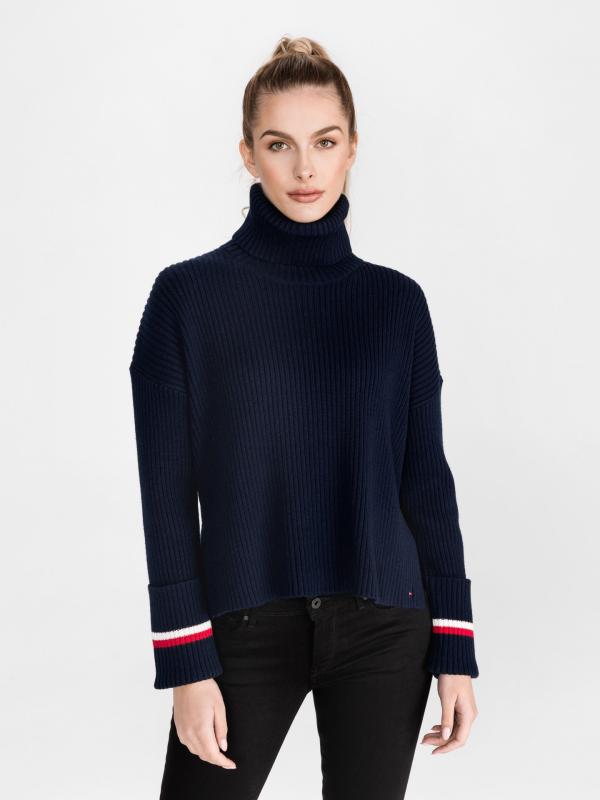 Hasel Svetr Tommy Hilfiger Modrá