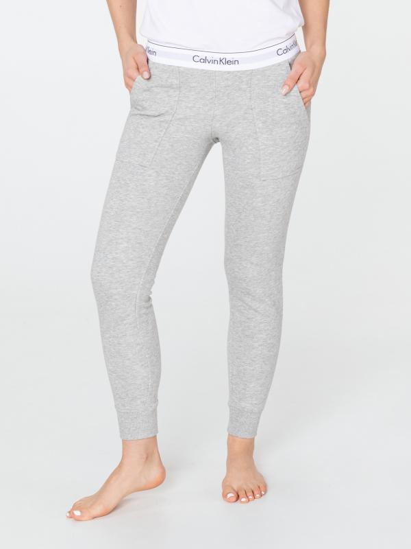 Tepláky Calvin Klein Šedá