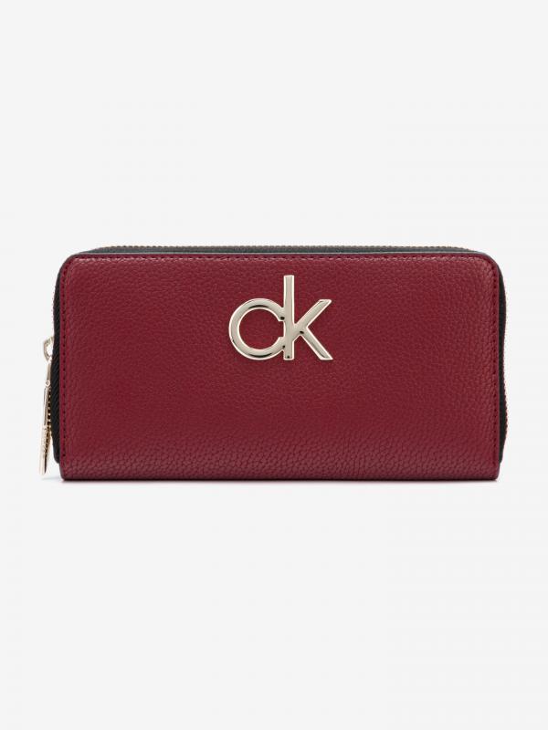 Re-Lock Large Peněženka Calvin Klein Červená