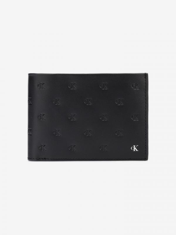 Monogram Emboss Peněženka Calvin Klein Černá