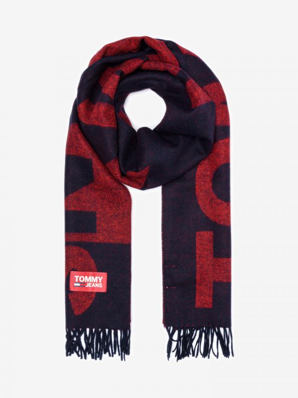 Šála Tommy Jeans Modrá