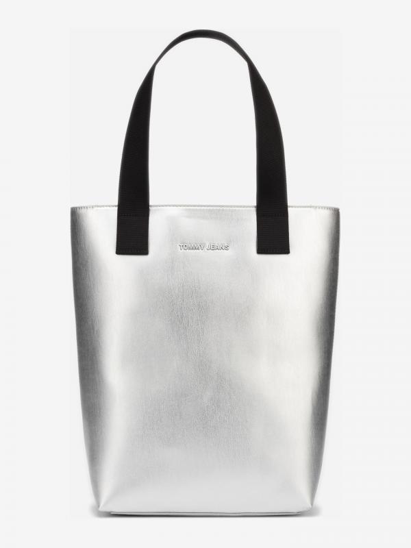 Femme Metallic Kabelka Tommy Hilfiger Stříbrná