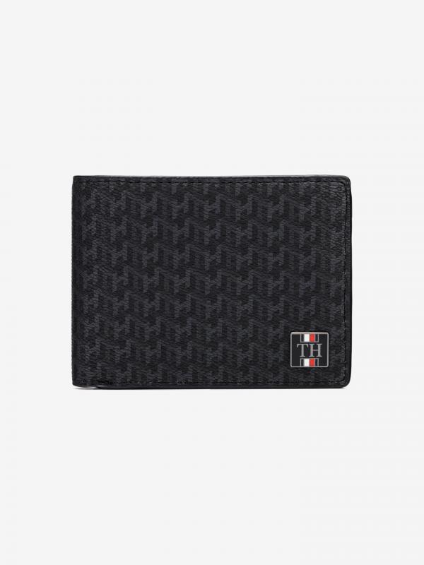 Plaque Mono Peněženka Tommy Hilfiger Černá