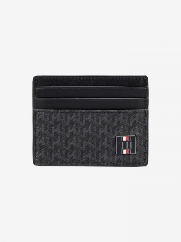 Plaque Mono Pouzdro na karty Tommy Hilfiger Černá