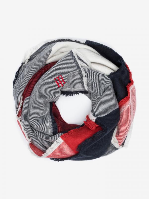 Monogram Šála Tommy Hilfiger Modrá