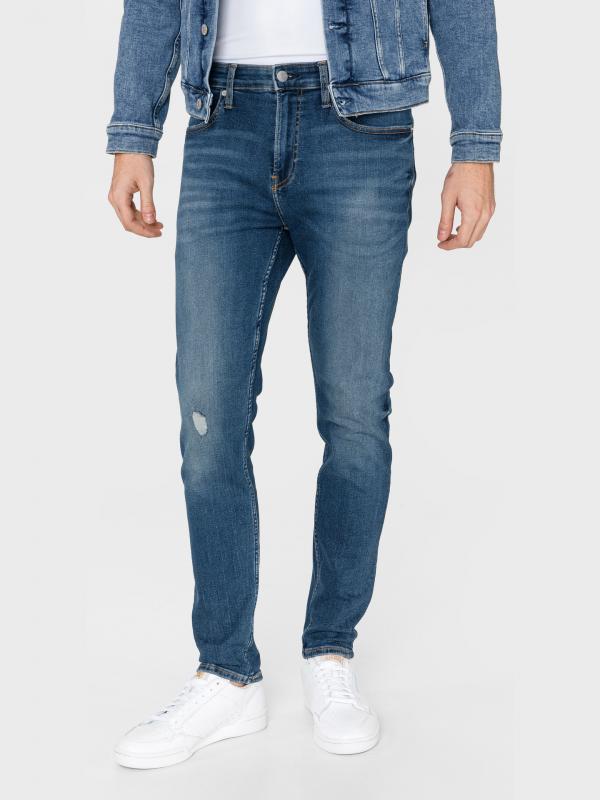 016 Jeans Calvin Klein Modrá