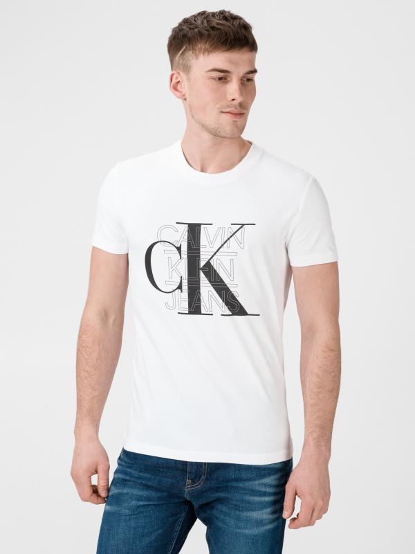 Triko Calvin Klein Bílá