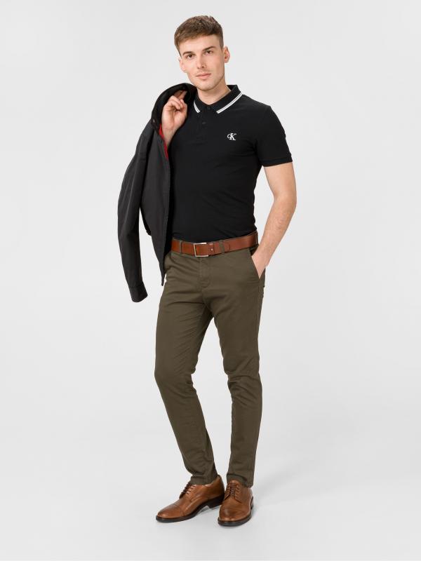 Essentials Polo triko Calvin Klein Černá