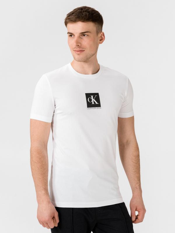 Monogram Triko Calvin Klein Bílá