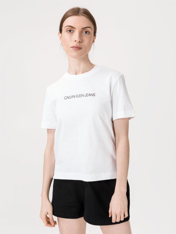 Triko Calvin Klein Bílá