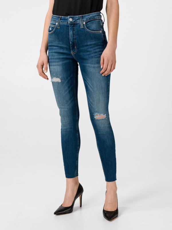 Jeans Calvin Klein Modrá