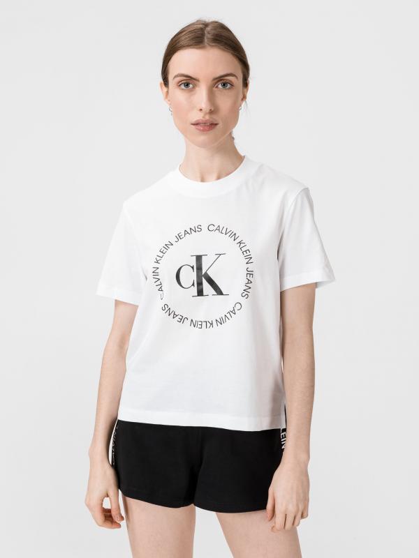 Triko Calvin Klein Bílá