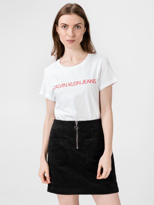 Triko Calvin Klein Bílá