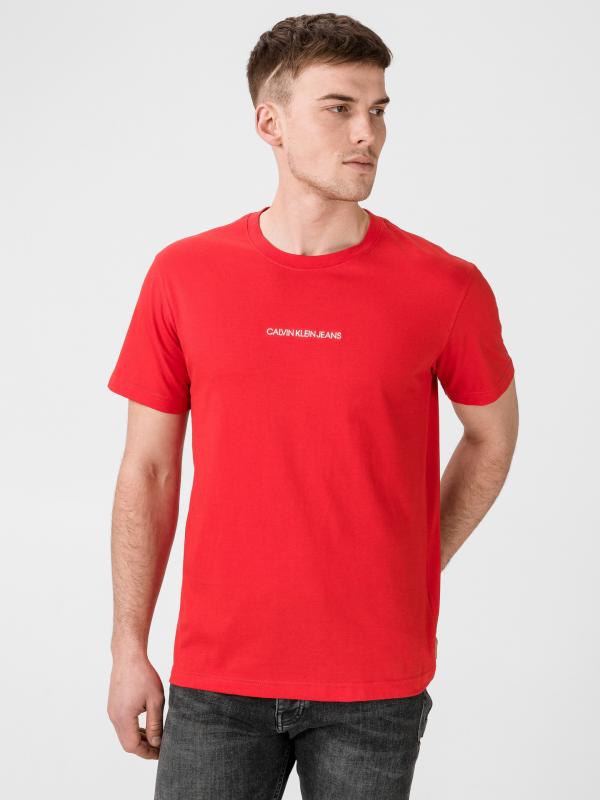 Instit Chest Triko Calvin Klein Červená