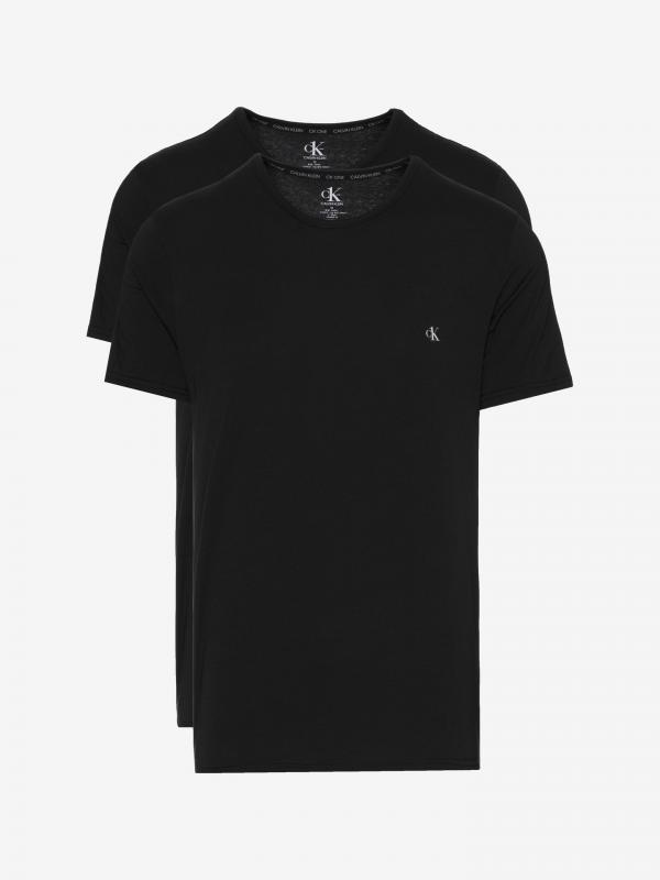Spodní triko 2 ks Calvin Klein Černá