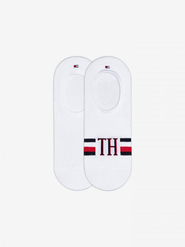 Ponožky 2 páry Tommy Hilfiger Bílá