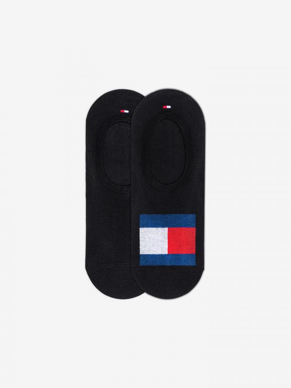 Ponožky 2 páry Tommy Hilfiger Černá