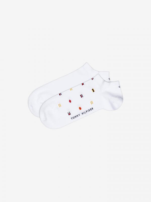 Ponožky 2 páry Tommy Hilfiger Bílá