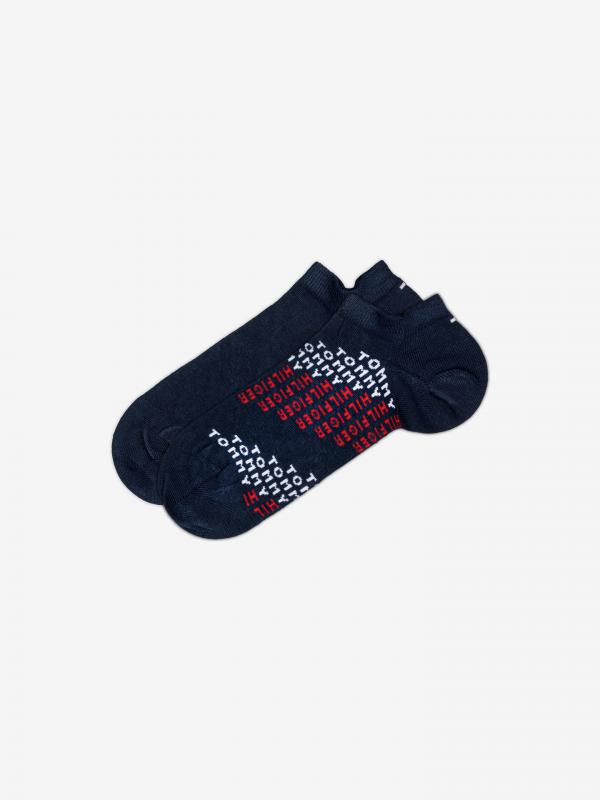 Ponožky 2 páry Tommy Hilfiger Modrá