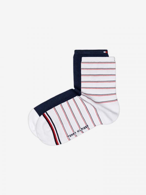 Ponožky 2 páry Tommy Hilfiger Modrá
