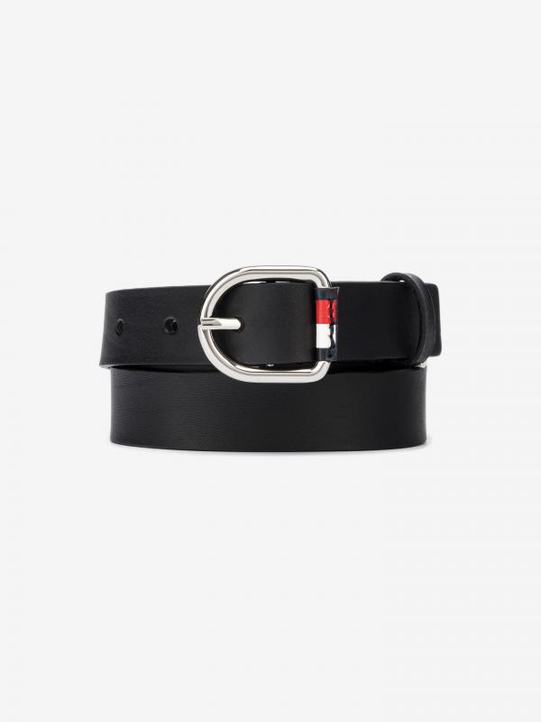 Signature Pásek Tommy Hilfiger Černá