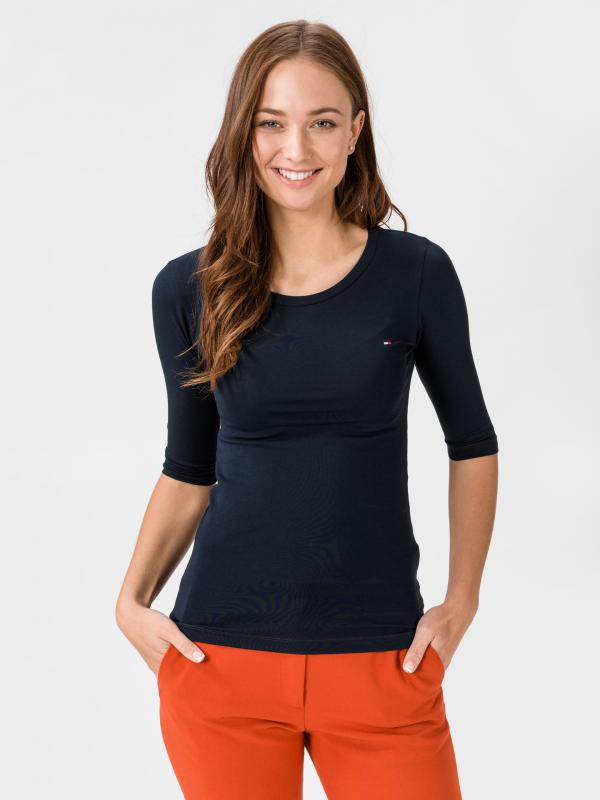 Essential Triko Tommy Hilfiger Modrá