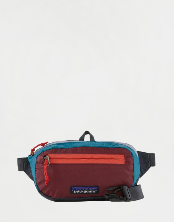 Patagonia Ultralight Black Hole Mini Hip Pack Patchwork: Roamer Red