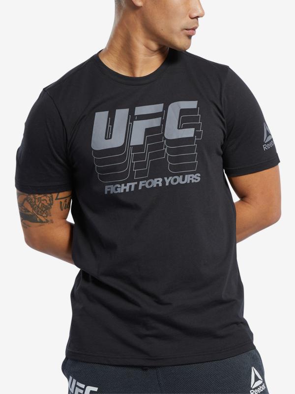 Tričko Reebok Ufc Fg Logo Tee Černá