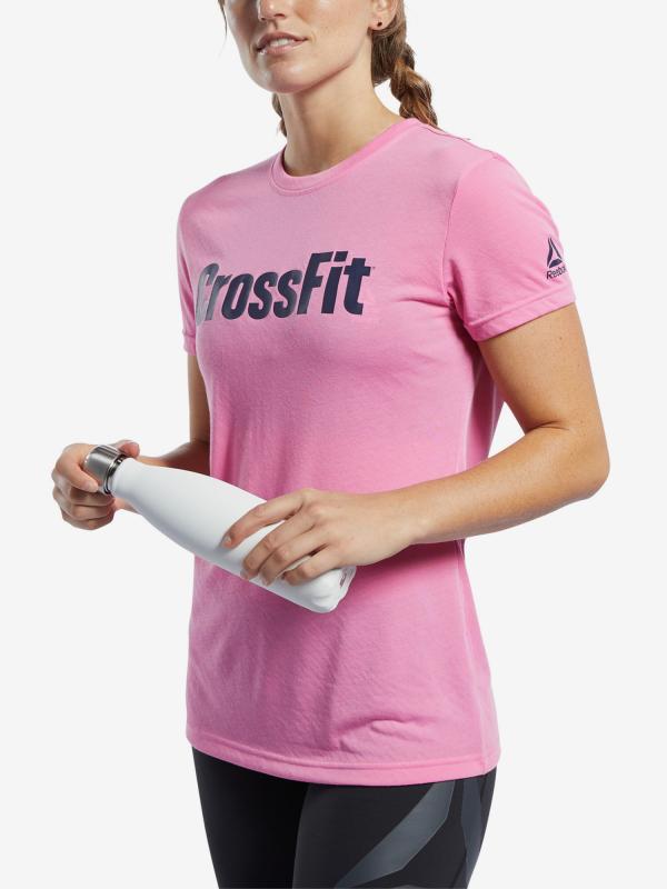 Tričko Reebok Crossfit Read Tee Růžová