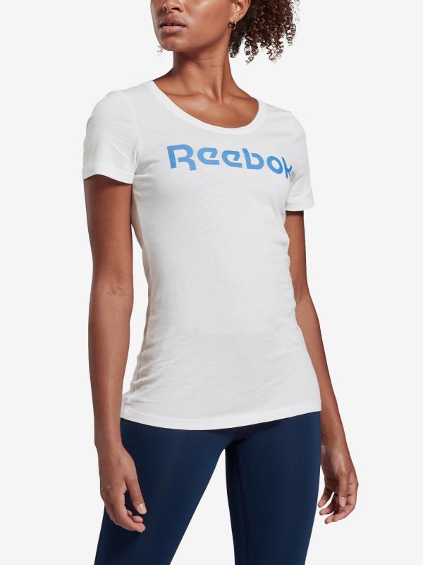 Tričko Reebok Te Graphic Tee Vector Bílá